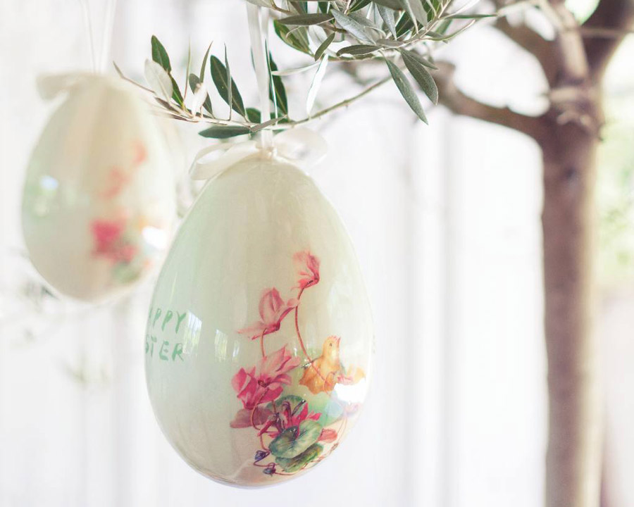 Le uova per l’albero di Pasqua