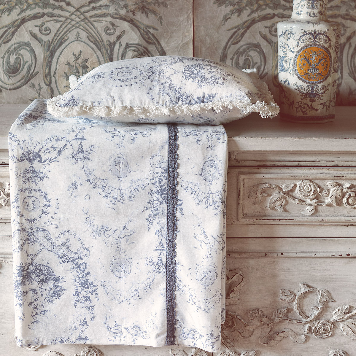 Blanc MariClo' Toile de Jouy - Blog