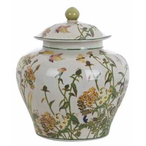 DECORATIVE VASE WITH LID A30560