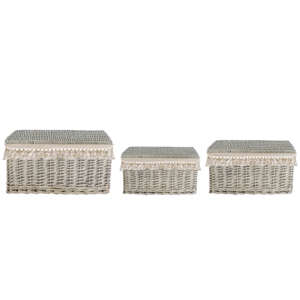 SET 3 PANIER AVEC VOLANT A31332