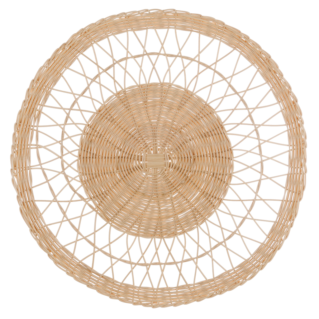 SOTTO PIATTO DECORATIVO IN RATTAN A31925