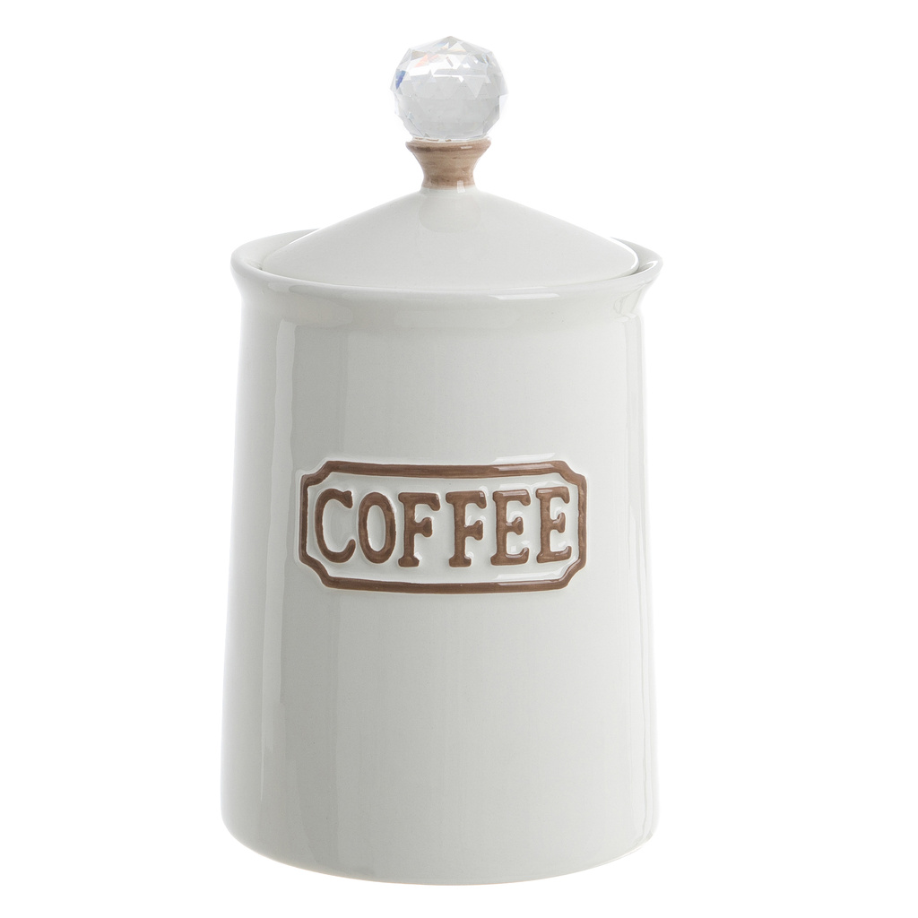 JAR WITH COVER (COFFE) A33303