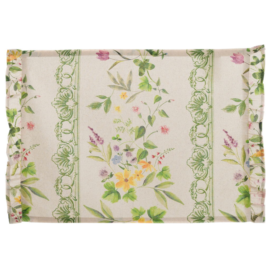 PLACEMAT WITH FRILL  2 CM A34620
