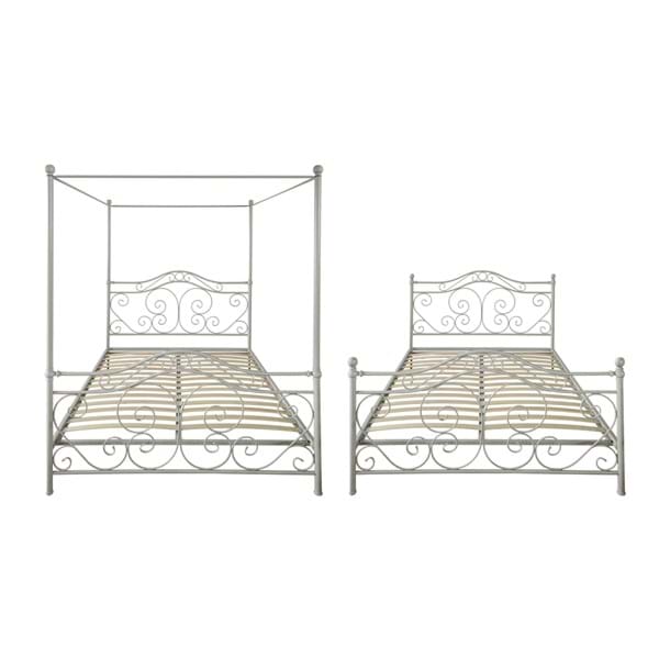 IRON CANOPY BED A35063
