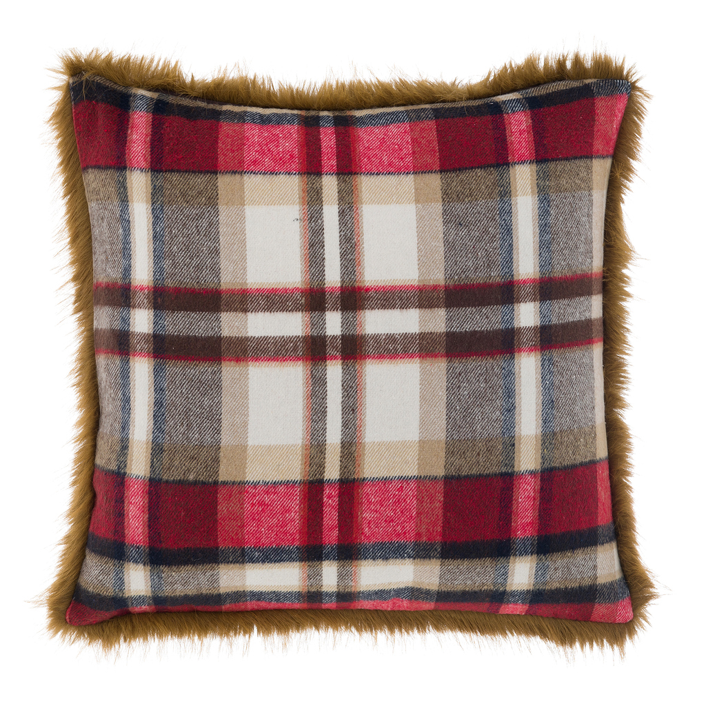 COUSSIN IMPRIM  AVEC FOURRURE A35277