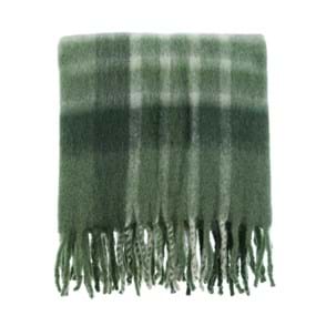 PLAID WITH FRINGES A35471
