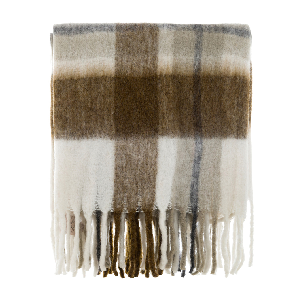 PLAID AVEC FRANGES A35472