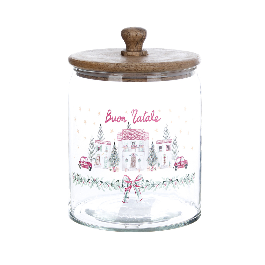 GLASS JAR WITH LID A35555