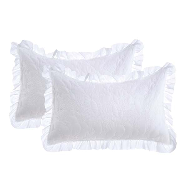 SET OF 2 PILLOW COVER WITH FRILLS 120GSM A3578299BI