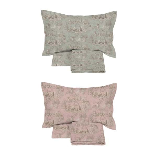 BED SET 2P 245X300 180X200+28 50X80 ASS. A40267