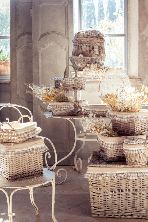 Paniers country chic