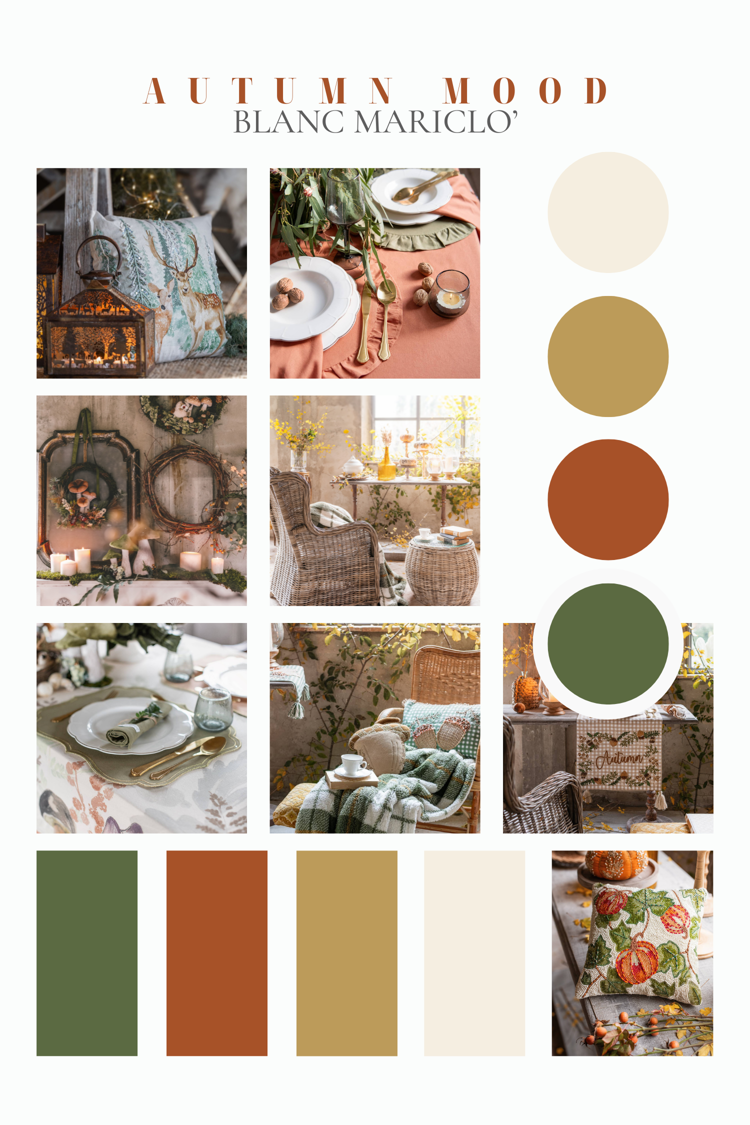 Blanc MariClo' FARBEN UND TRENDS FÜR DAS HAUS HERBST-WINTER 2024/2025