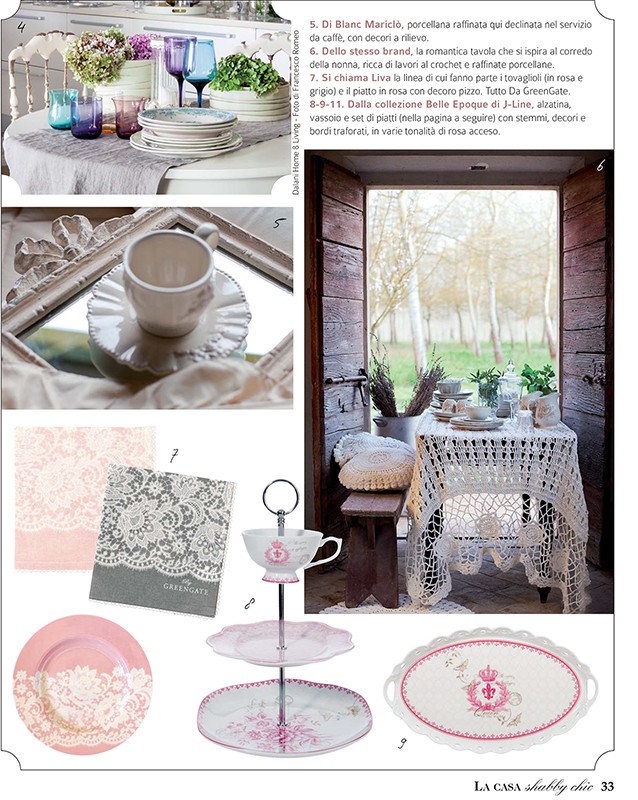 La casa shabby chic - April 2015  | Blanc Mariclò UK Site