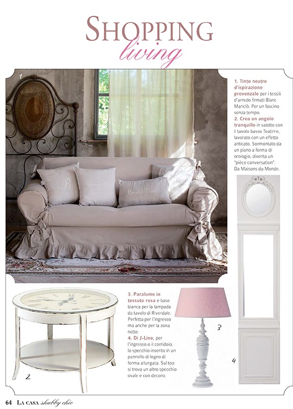 La casa shabby chic - April 2015  | Blanc Mariclò UK Site