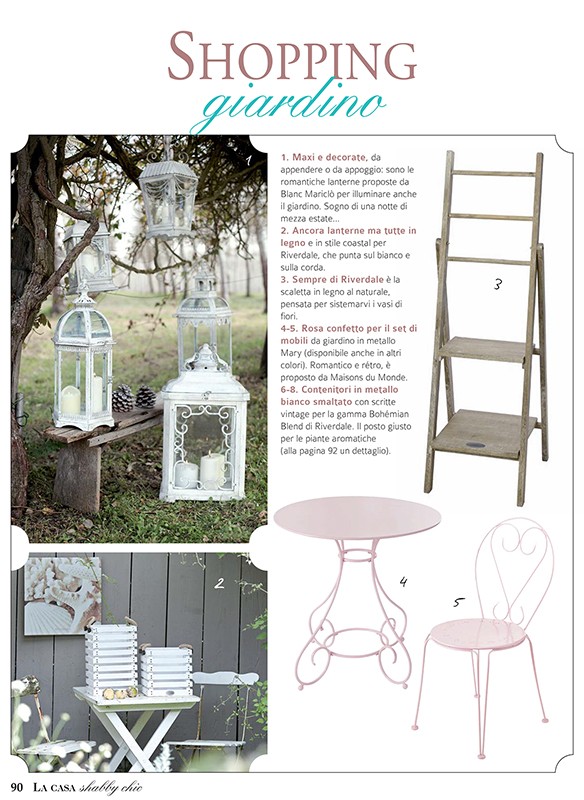 La casa shabby chic - April 2015  | Blanc Mariclò UK Site