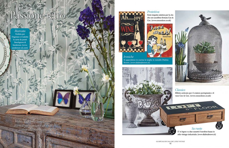 Casa Chic - Vintage Style - May 2015  | Blanc Mariclò UK Site