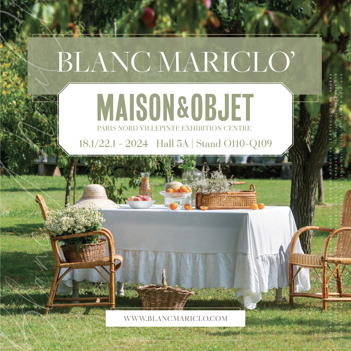 Blanc MariClo' - Maison Objet 2024